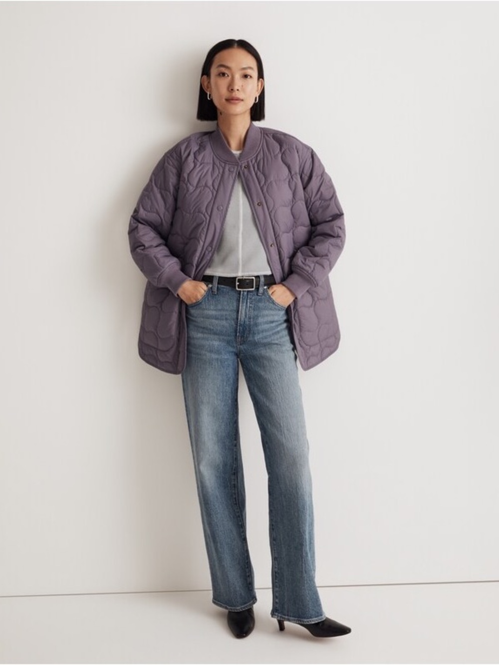 Madewell Quilted Jacket, Size S